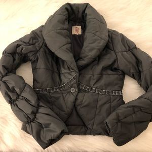 Anchor Blue Puffy Winter Jacket 🧥